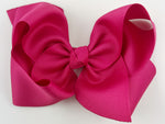pink hair bow for girls
