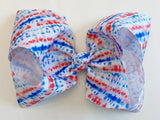 4th of july hair bow