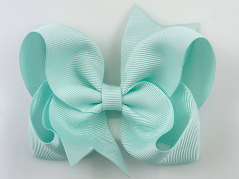 light blue hair bow