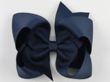 navy blue hair bow