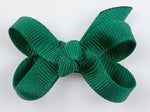dark green hair bow
