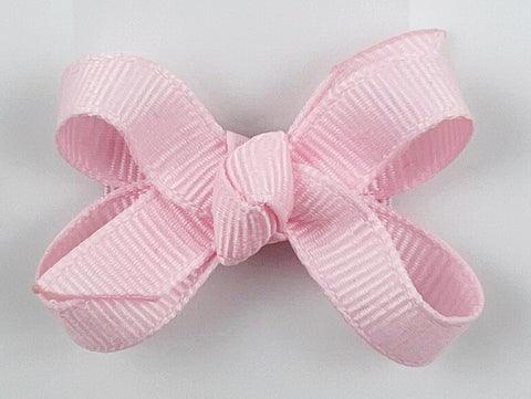 light pink baby hair bow