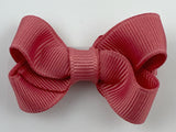 dusty rose small 2 inch baby girl's hair bow