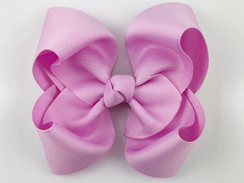 wild orchid pink 5 inch hair bow