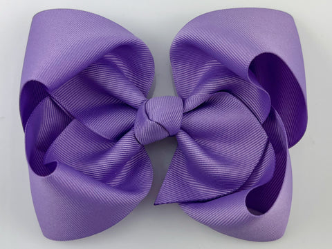 dark orchid purple 5 inch hair bow