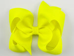neon yellow hair bow