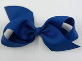light navy blue hair bows for girl