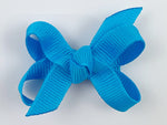 bright island blue hair bow