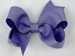 purple baby girl 3 inch hair bow