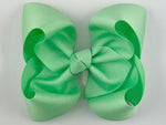 mint green hair bow