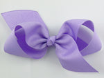 purple hair bow for baby girl
