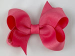 pink 3 inch baby girl hair bows