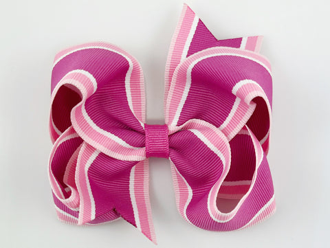 pink hair bow