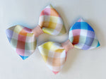 gingham hair bows for baby girls