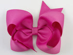 pink hair bow for girls