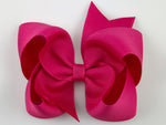 pink hair bow for girls