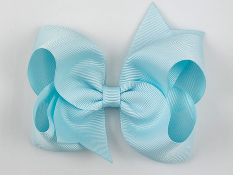 light blue hair bow