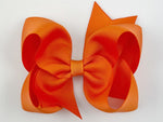 orange hair bow