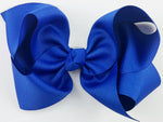 royal blue hair bow