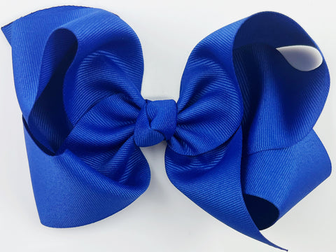royal blue hair bow