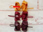 Choose Your Colors - 4 inch Baby Bow Headbands Bundle