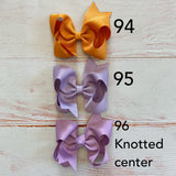 4 inch Hair Bow Bundle - Choose Colors