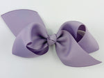 purple hair bows
