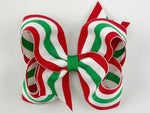 Christmas hair bow
