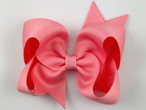 pink hair bow for baby girl
