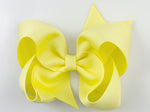 light yellow hair bow