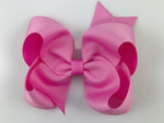 pink hair bow for girls