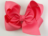 pink hair bow for girl