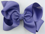 purple hair bow
