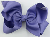 purple hair bow