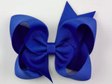 royal blue hair bow