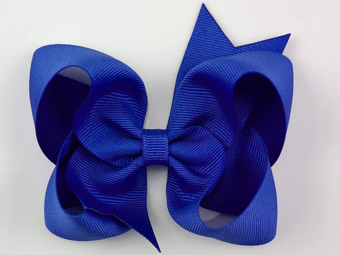 royal blue hair bow
