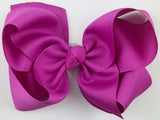 pink purple hair bow for girls