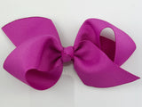 pink purple hair bow