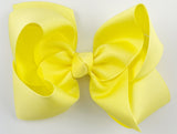 light yellow hair bow