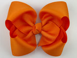 orange hair bow