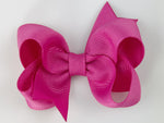 pink 3 inch baby girl hair bows