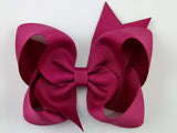 dark pink hair bow