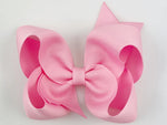 pink hair bow for girls