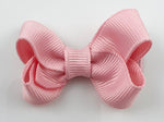 muted ballet pink baby hair bow