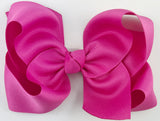 pink hair bow for girls